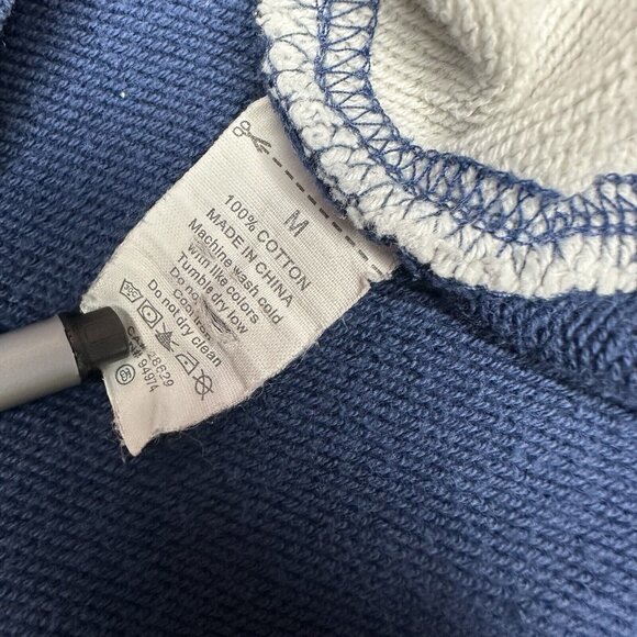 Undefeated Icon Logo Hoodie Sweatshirt Size M Colorblock UNDFTD Blue White - Picture 7 of 10